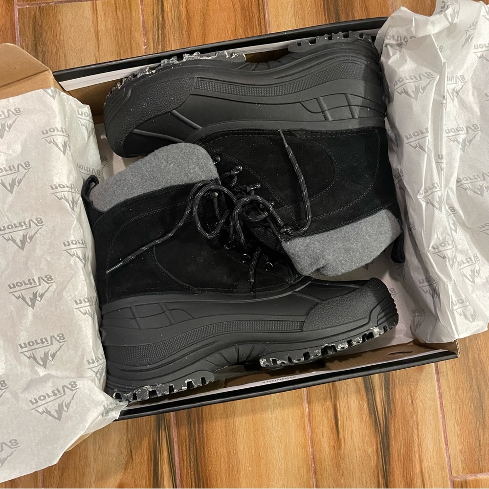 NORTIV 8 Men's Insulated Waterproof Winter Snow Boots 🥾